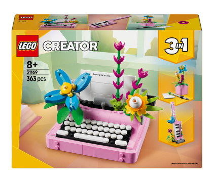 Klocki LEGO® LEGO Creator 31169 Maszyna do pisania z kwiatami